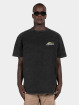 MJ Gonzales T-shirt Wave V.1 X Acid Washed Heavy Oversized nero