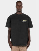 MJ Gonzales T-shirt Wave V.1 X Acid Washed Heavy Oversized nero