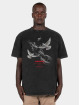 MJ Gonzales T-shirt Freedom X Acid Washed Heavy Oversized nero