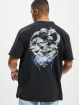 MJ Gonzales T-shirt Higher Than Heaven V.2 Acid Washed Heavy Oversize nero