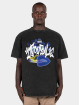 MJ Gonzales T-Shirt Kiss X Heavy Oversized Acid Washed noir