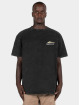 MJ Gonzales T-Shirt Wave V.1 X Acid Washed Heavy Oversized noir