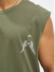 MJ Gonzales T-shirt Higher Than Heaven V.5 Sleeveless oliva