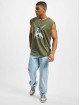 MJ Gonzales T-shirts Higher Than Heaven V.9 Sleeveless oliven
