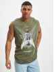 MJ Gonzales T-shirts Higher Than Heaven V.1 Sleeveless oliven