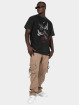 MJ Gonzales Trika Freedom X Acid Washed Heavy Oversized čern