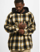 MJ Gonzales Veste mi-saison légère Heavy Flannel Hooded Oversized jaune