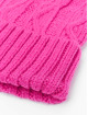 MSTRDS Beanie Cable Flap pink
