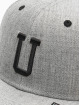MSTRDS Casquette Snapback & Strapback U Letter gris