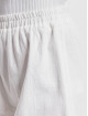 NA-KD Shorts Elastic Waist Linen Look hvit