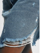 NA-KD Skirt Distressed Denim Mini blue