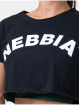 Nebbia Top Loose Fit & Sporty Crop schwarz