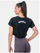 Nebbia Tops Loose Fit & Sporty Crop nero