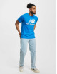 New Balance Camiseta Essentials Stacked Logo azul