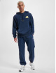 New Balance Felpa con cappuccio Essentials Stacked Rubber New blu