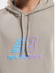 New Balance Hoodie Essentials Puff Print New grå