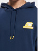 New Balance Hoody Essentials Stacked Rubber New blauw