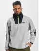 New Balance Sweat & Pull At Spinnex Half Zip Fleece gris