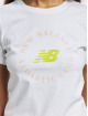 New Balance T-Shirt Essentials Athletic Club blanc