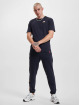 New Balance t-shirt Essentials Embriodered blauw
