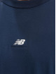 New Balance t-shirt Athletics Graphic blauw