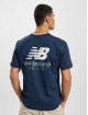 New Balance T-shirt Athletics Graphic blu