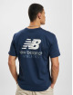 New Balance T-shirt Athletics Graphic blå