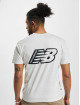 New Balance t-shirt Essentials Graphic Short grijs