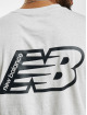 New Balance t-shirt Essentials Graphic Short grijs