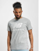 New Balance T-Shirt Essentials Logo gris