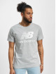 New Balance T-Shirt Essentials Logo gris