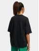 New Balance t-shirt Essentials Stacked Logo zwart