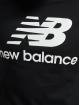 New Balance t-shirt Essential Stacked Logo zwart