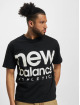 New Balance t-shirt Athletics Out Of Bounds zwart