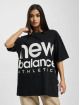 New Balance t-shirt Athletics Out Of Bounds zwart