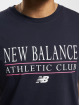New Balance t-shirt Essentials Athletic Club zwart