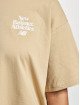 New Balance T-shirts Athletics 70s Run Graphic beige