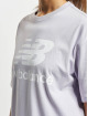 New Balance T-shirts Essentials Stacked Logo grå