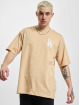 New Era Camiseta MBL Los Angeles Dodgers League Essentials Oversized beis