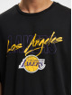 New Era Camiseta Script Oversized Mesh Los Angeles Lakers negro
