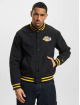 New Era Cazadora bomber NBA Los Angeles Lakers Script negro