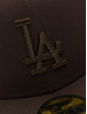 New Era Fitted Cap MLB Los Angeles Dodgers League Essential 59Fifty brazowy