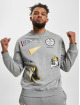 New Era Pullover Heritage Badge Oversized grau