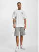 New Era Shorts Pinstripe grå