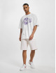 New Era Shorts Pinstripe weiß