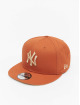 New Era Snapback Cap Mlb New York Yankees Side Patch 9fifty orange