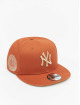 New Era Snapback Cap Mlb New York Yankees Side Patch 9fifty orange