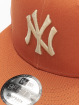 New Era Snapback Cap Mlb New York Yankees Side Patch 9fifty orange