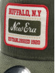 New Era Snapback Caps Fabric Patch Trucker oliven