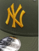 New Era Snapback Caps MLB New York Yankees League Essential 9Forty olivový